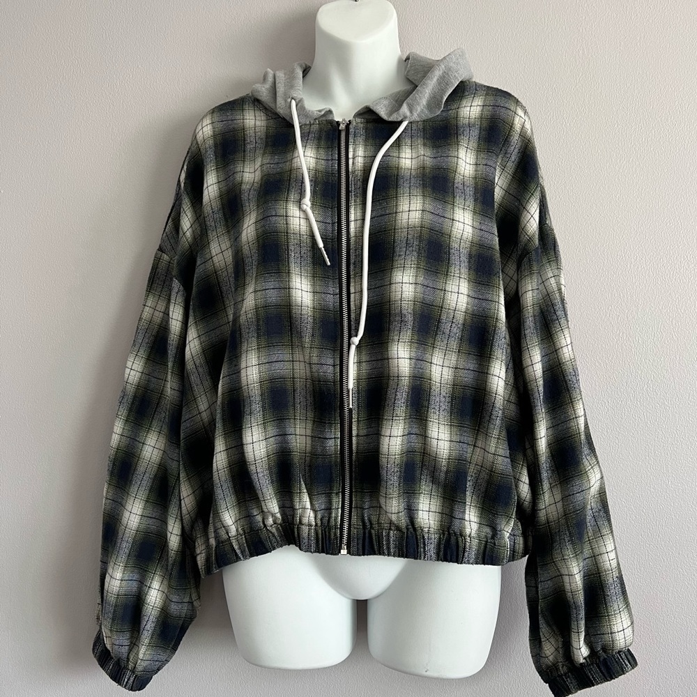 Plaid hoodie